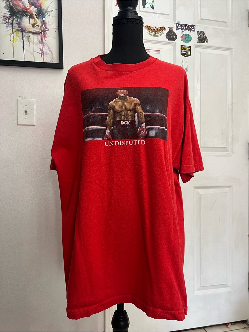 DGK Red 'Undisputed' Boxing Graphic Short-Sleeve Tee